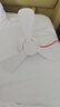 物克 宿舍風(fēng)扇床上蚊帳內(nèi)小吊扇床上靜音小型微風(fēng)吊扇學(xué)生寢室下鋪用睡眠遙控定時(shí)戶外露營懸掛小風(fēng)扇 FS6A充電版【6000毫安+遙控】冰川白 曬單實(shí)拍圖