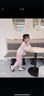 G.DUCKKIDS女童套裝春秋2025新款洋氣時(shí)髦寶寶春季韓版休閑網(wǎng)紅兒童襯衫春裝 粉色 90 cm 曬單實(shí)拍圖
