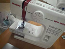 真善美（JANOME）縫紉機家用525A迷你手動電動小型微型家用吃厚多功能縫紉機鎖邊機 525A平縫鎖邊一體機縫紉機(標配)帶擴展臺 曬單實拍圖