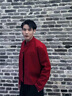 聲猴西裝外套男春秋新款新中式男裝休閑西服立領(lǐng)短款雅痞墊肩夾克套裝 黑西服+黑毛衣+黑色西褲 XL 曬單實(shí)拍圖