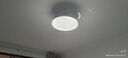 美的（Midea）風(fēng)扇燈餐廳吊扇燈led臥室燈隱形扇葉遙控三防燈具熟睡風(fēng)包安裝 曬單實(shí)拍圖