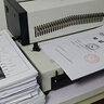 ECHO愛可 鐵圈裝訂機(jī) 34孔掛歷臺歷合同標(biāo)書打孔機(jī) 省力30% 電動打孔（25張）辦公EW250PRO 曬單實(shí)拍圖