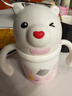 babycare小白熊兒童保溫杯嬰幼兒寶寶水杯幼兒園1-3歲學(xué)飲吸管杯外出水壺 贈(zèng)直通吸嘴-把手款瑪拉雅粉 300ml 曬單實(shí)拍圖