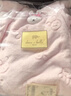戴維貝拉（DAVE＆BELLA）冬季新款珊瑚絨寶寶連體衣新生兒衣服小童爬服嬰兒睡衣哈衣 粉色【現貨】 59cm （建議身高52-59cm） 曬單實(shí)拍圖