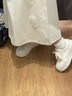 NOSSKISS國際高端品牌女鞋真皮厚底小白鞋秋季最新款休閑鞋透氣女鞋板鞋白色37 曬單實(shí)拍圖
