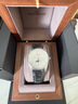 積家（Jaeger）大師系列 瑞士手表 皮帶白盤 月相男表 39mm 1368430 曬單實(shí)拍圖