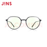 睛姿（JINS）防藍光輻射平光眼鏡框玳瑁電腦護目鏡升級定制FPC23A001 94黑色 曬單實(shí)拍圖