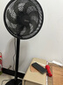 美的（Midea）電風(fēng)扇家用7葉落地扇搖頭電風(fēng)扇循臥室宿舍輕音風(fēng)扇臺式桌面小型風(fēng)扇臺地兩用升級款 黑色丨7葉臺地兩用 曬單實拍圖