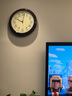 麗聲（RHYTHM）掛鐘客廳表臥室靜音表掛墻創(chuàng  )意夜光簡(jiǎn)約時(shí)鐘36cm CMG713NR06 曬單實(shí)拍圖