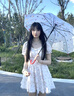 愛(ài)上雨透明三麗鷗凱蒂貓長(cháng)柄傘可愛(ài)卡通磨砂兒童學(xué)生上學(xué)雨傘便捷高顏值 （梔遇滿(mǎn)版）Kitty磨砂款長(cháng)柄【加厚加固】 曬單實(shí)拍圖