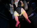 初嬰貝兒童安全座椅汽車用0-4-12歲嬰兒寶寶車載可坐可躺i-Size認(rèn)證 通風(fēng)版黑+175°躺+支撐腿+遮陽(yáng)棚 曬單實(shí)拍圖
