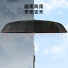 京東京造 超輕黑武士Pro加固8骨超大雨傘長(cháng)柄傘碳纖維防水晴雨傘25寸115cm 曬單實(shí)拍圖