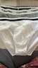 Calvin Klein內衣男士本命年三條裝ck提花腰邊舒適純色棉質(zhì)三角內褲男U2661 998-太空黑/椰青灰/月光白 3條 L 曬單實(shí)拍圖