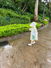 牧萌兒童雨衣男童女童防水全身雨披幼兒園小學生雨具 黃色小恐龍 S 曬單實拍圖