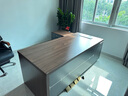 全品屋實(shí)木電腦桌雙人書桌辦公桌工作臺(tái)學(xué)生臺(tái)式電競(jìng)桌120CM 曬單實(shí)拍圖