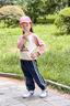 巴拉巴拉balaOne童裝兒童加絨褲子女童運(yùn)動(dòng)長(zhǎng)褲2025冬裝新款保暖 深藍(lán)80821 120 曬單實(shí)拍圖