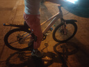 鳳凰山地自行車男女變速山地車碟剎青少年兒童自行車學(xué)生單車 星際 粉紫【單速+輻條輪】 20寸【適合125-160cm】 曬單實(shí)拍圖
