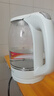 創(chuàng)維（Skyworth）【國家補貼】電熱水壺 熱水瓶 燒水壺 1.8L容量 可視高硼硅玻璃 304不銹鋼內(nèi)蓋 熱水壺 S202 曬單實拍圖