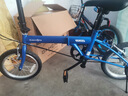 大行（DAHON）KT610折疊自行車(chē)16英寸單速男女學(xué)生上班上學(xué)城市通勤單車(chē) 消光藍 曬單實(shí)拍圖