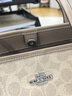 蔻馳（COACH）【官方授權店】奢侈品女包City23女士單肩手提包印花托特包送女友 CU759SVPWH奶茶色 曬單實拍圖