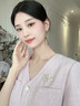 SHILUOZHEN七夕情人節(jié)禮物送女友愛人老婆胸針高檔女精致小眾防走光收腰別針 清蘭胸針【精美禮盒】 曬單實(shí)拍圖