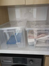 宜家（IKEA）SAMLA薩姆拉高透明收納箱塑料書籍衣服玩具整理收納神器 有蓋130公升 曬單實拍圖