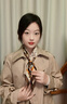BéLIER LAINé絲巾100%桑蠶絲女士絲巾高端禮盒方巾七夕情人節(jié)禮物送老婆女友 【卡其羽翼禮盒裝】七夕送禮推薦 曬單實拍圖