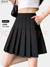 雪茜曼百褶裙女短裙春夏jk制服小裙子學(xué)院風(fēng)高腰防走光半身裙女 曬單實(shí)拍圖