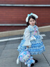 G.DUCKKIDS童裝洛麗塔公主裙女童連衣裙春秋季新款玉桂狗萬圣節(jié)服裝蓬蓬裙女 裙子+打底襯衣 130尺碼7~8歲【120-130cm】 曬單實拍圖