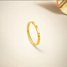中國黃金（CHINA GOLD）冰川黃金戒指男女款一對足金如初情侶對戒教師節生日禮物送男女友 【今/次日達】冰川戒指 約1.3g【女戒】中金禮盒 曬單實(shí)拍圖