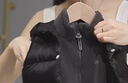 坦博爾泡芙連帽羽絨服女短款韓版面包服小個(gè)子秋冬外套TBF530360D 黑色 XS (155) 曬單實(shí)拍圖