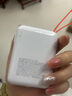 紐曼（Newmine）自帶線充電寶【3C認(rèn)證|可上飛機高鐵】22.5W快充10000毫安時移動電源適用華為蘋果小米手機平板 白 曬單實拍圖