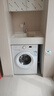 美的（Midea）滾筒洗衣機全自動(dòng)8kg家用大容量超薄變頻電機巴氏除菌一級能效 MG80V01JPY 曬單實(shí)拍圖