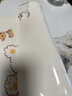 巫記卡通餐墊小學(xué)生兒童硅膠餐墊午餐墊隔熱墊易收納學(xué)校指定30*40 米白色-能量熊 曬單實(shí)拍圖