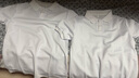 中小學(xué)生校服內搭短袖T恤夏季休閑高中生白色上衣polo衫高中班服 白色凈版 160 曬單實(shí)拍圖