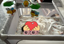 coolbaby嬰兒床多功能可折疊可移動(dòng)拼接床帶尿布臺(tái)蚊帳寶寶床 全家桶 曬單實(shí)拍圖