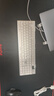 CHERRY櫻桃 MX10.1 機械鍵盤(pán) 無(wú)線(xiàn)鍵盤(pán) 游戲鍵盤(pán) RGB燈效 超薄機身 合金外殼 銀色 矮紅軸 曬單實(shí)拍圖
