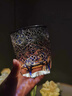 江戶切子藍雛菊威士忌洋酒杯日式手工雕刻水晶玻璃杯送人禮物 大藍雛菊(單只皮質(zhì)禮盒) 1只 曬單實拍圖