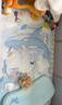 寶寶抑菌涼席幼兒園鯨魚噴泉冰絲涼席56*100CM+冰絲枕30×55CM 曬單實(shí)拍圖