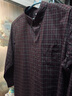 優(yōu)衣庫男裝女裝優(yōu)質(zhì)長(cháng)絨棉格子襯衫長(cháng)袖襯衣純棉480765 19 酒紅色 3XL /185/120C 曬單實(shí)拍圖
