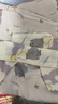 babycare初生嬰兒全棉抱被安撫調(diào)溫產(chǎn)房新生兒包被4層莫利亞淺灰紫90*90 曬單實(shí)拍圖