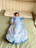 零零豬純棉兒童睡袋大童寶寶防踢被子神器6-12歲 3-6歲 5-10歲春秋冬季 艾力克恐龍（升級智能感溫） 120cm秋冬加厚【5-15℃】3-6歲 曬單實(shí)拍圖