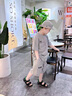 迪士尼（Disney）童裝男童夏季套裝2025新款兒童衣服男孩夏裝短袖短褲兩件套小學(xué)生 灰 170 建議15~16歲（160-170cm） 曬單實(shí)拍圖