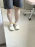 亞瑟士ASICS女子緩震抓地跑步鞋GEL-NIMBUS 25  白色/粉色 39.5 曬單實(shí)拍圖
