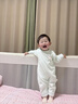 旻勝【雙層護肚】寶寶連體衣嬰兒蝴蝶衣幼兒爬行服秋冬款外出睡衣哈衣 90cm 【衣長(cháng)60cm/胸圍30cm】 詳情頁(yè)有尺寸表 曬單實(shí)拍圖