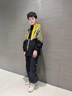 G.DUCKKIDS兒童外套男春秋季新款男童秋裝外套休閑帥氣拼色風(fēng)衣中大童裝男孩 淺灰色qseaoao 130 建議身高120-130cm年齡7-8 曬單實拍圖