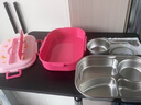 skingcond德國品牌兒童飯盒小學(xué)生專用食品級不銹鋼帶蓋可愛上班族保溫便當(dāng) 柴犬【四格+保溫袋+贈餐具套裝+湯碗】316抗菌不 曬單實拍圖