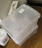 禧天龍塑料衣物收納箱玩具整理箱30L 透明 1個(gè)裝 不帶輪 曬單實(shí)拍圖