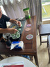 牧歌木語實木茶桌椅組合茶臺新中式陽臺辦公室功夫泡茶桌帶燒水壺一體茶幾 濕泡桌+1主椅+2月牙椅 1.2米 曬單實拍圖