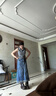達芙妮美拉德西部靴女夏2025新款新疆旅游褲管草原廢土風(fēng)短靴馬丁靴子 棕色 37 曬單實(shí)拍圖